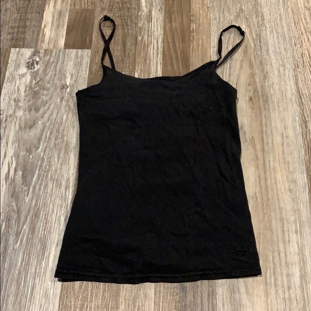 Black tank top